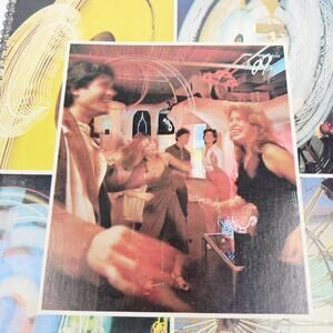 Vintage 1970's Rock & Rollin’ Spiral Ferris Wheel Theme Notebook By Norcom